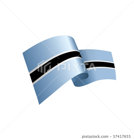 Botswana flag, vector illustration Botswana flag, vector illustration 37417655