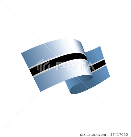 Botswana flag, vector illustration Botswana flag, vector illustration 37417660