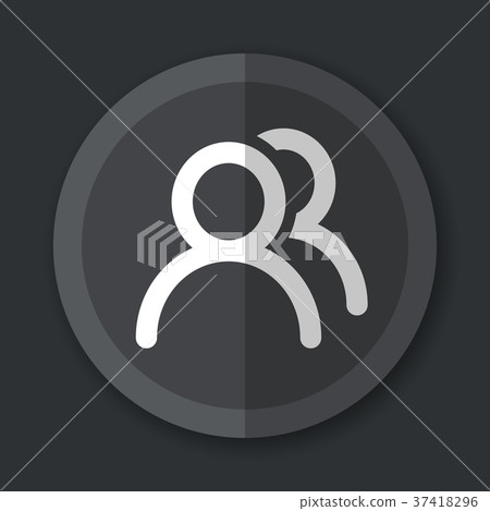 people web gray icon concept people web gray icon concept 37418296