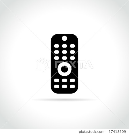 remote control icon on white background remote control icon on white background 37418309