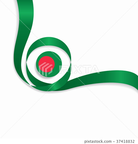 Bangladeshi wavy flag background. Vector Bangladeshi wavy flag background. Vector 37418832