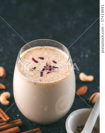 Holi festival Thandai or Sardai cold drink 37419091