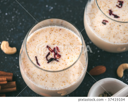 Holi festival Thandai or Sardai cold drink Holi festival Thandai or Sardai cold drink 37419104