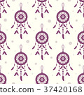 Seamless pattern. Dreamcatchers. Vector 37420168