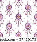 Seamless pattern. Dreamcatchers. Vector 37420173