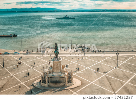 Commerce Square in Lisbon, Portugal. Commerce Square in Lisbon, Portugal. 37421287