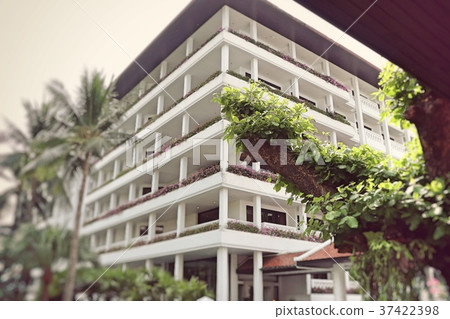 Blurred building hotel thailand 37422398