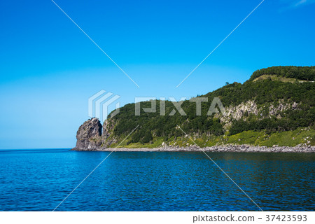 知床觀光船的景色 知床觀光船的景色 37423593