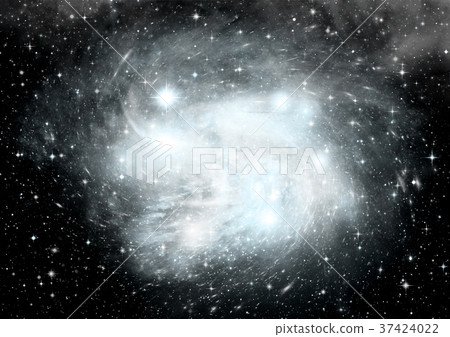 galaxy in a free space 37424022