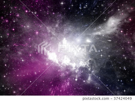 galaxy in a free space 37424049