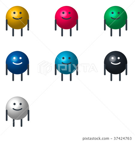 cartoon character billiard ball front view cartoon character billiard ball front view 37424763