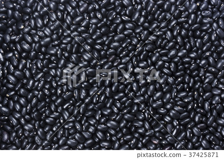 Black kidney beans background. Bean pattern Black kidney beans background. Bean pattern 37425871