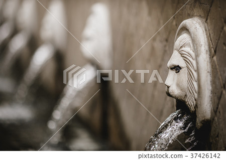 old lion fountain crete 37426142