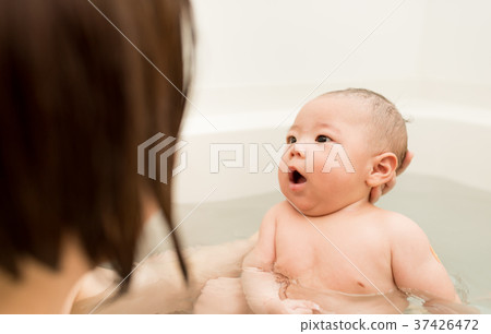 Baby and bath Baby and bath 37426472