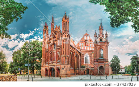Vilnius, Lithuania. Panoramic View Of Roman 37427029