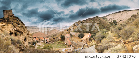 Kakheti Region, Georgia. Panorama Of Ancient Rock 37427076
