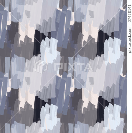 Marker brush overlapping in blue 37428141