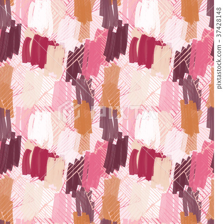 Marker brush overlapping in pink 37428148