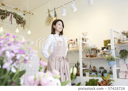 Florist, florist, young woman, korean 37428726
