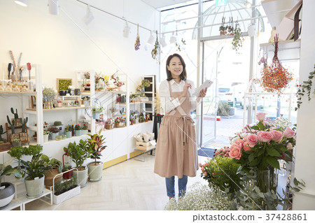 Florist, florist, young woman, korean 37428861
