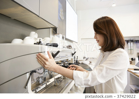 Cafe, Barista, Korean Cafe, Barista, Korean 37429022