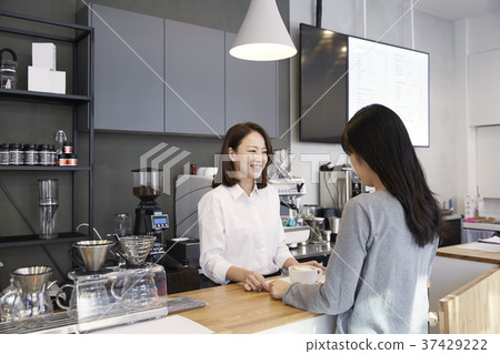 Cafe, Barista, Korean 37429222
