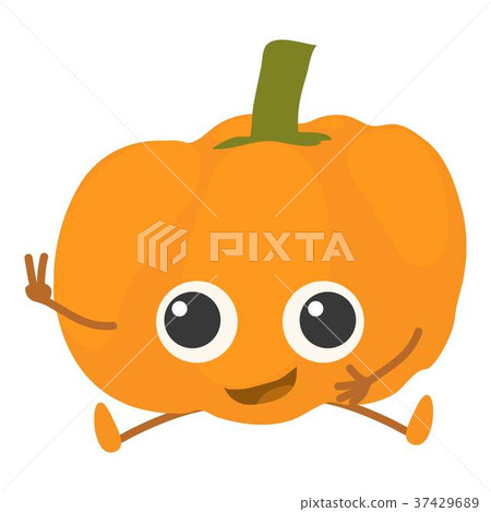 Pumpkin icon, cartoon style Pumpkin icon, cartoon style 37429689