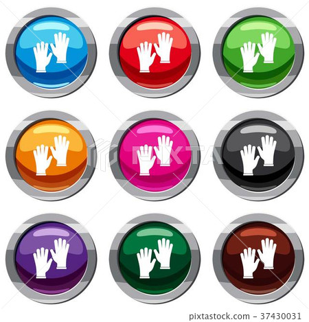 Medical gloves set 9 collection Medical gloves set 9 collection 37430031