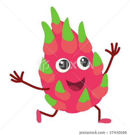 Dragon fruit icon, cartoon style 37430086