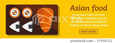 Asian food banner horizontal concept Asian food banner horizontal concept 37430722