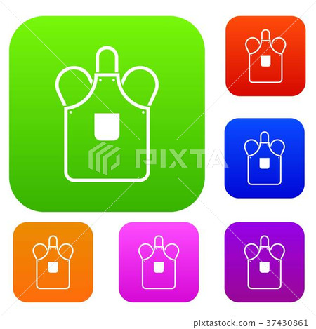 Blacksmiths apron set color collection Blacksmiths apron set color collection 37430861