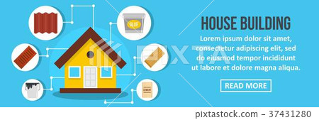 House building banner horizontal concept House building banner horizontal concept 37431280