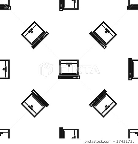 3d printer model pattern seamless black 3d printer model pattern seamless black 37431733