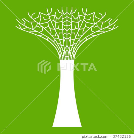 Singapore Supertree at the Gardens By The Bay icon green 37432136