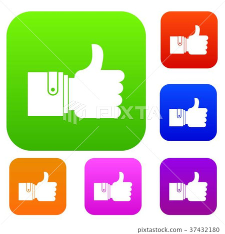 Like set color collection - Stock Illustration [37432180] - PIXTA