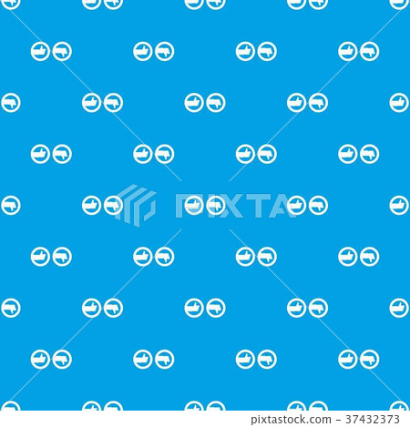Signs hand up and down pattern seamless blue Signs hand up and down pattern seamless blue 37432373