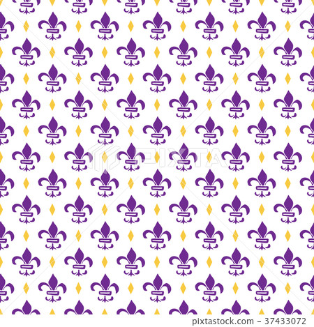 Mardi Gras seamless pattern vector illustration. Mardi Gras seamless pattern vector illustration. 37433072