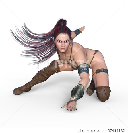 Female fighter 37434182