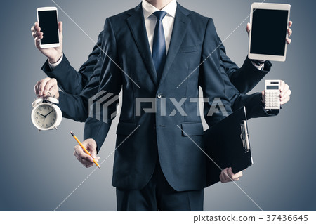 繁忙的商人 37436645