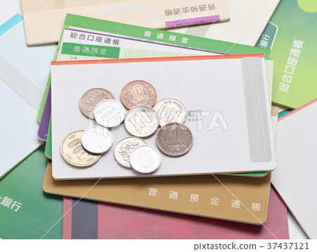 Bank passbook and money Bank passbook and money 37437121