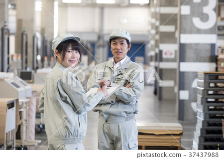 Factories and workers Factories and workers 37437988