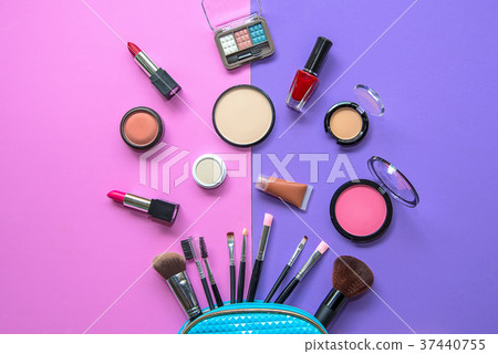 Cosmetics  with make up artist objects 37440755