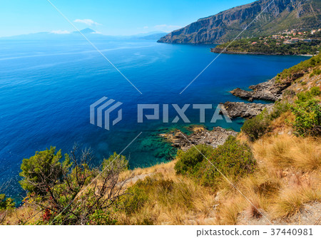 Tyrrhenian sea landscape, Campania, Italy Tyrrhenian sea landscape, Campania, Italy 37440981
