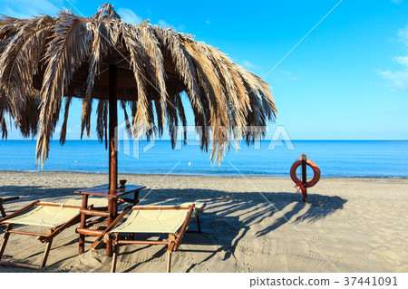 Tyrrhenian sea  beach, Campania, Italy 37441091
