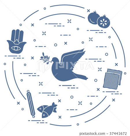 Jewish symbols Jewish symbols 37441672