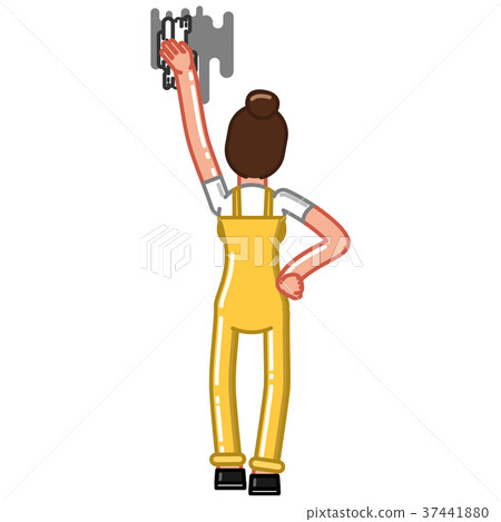 Cleaning service woman Cleaning service woman 37441880