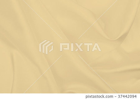 Smooth elegant golden silk or satin luxury cloth Smooth elegant golden silk or satin luxury cloth 37442094