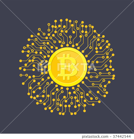 Crypto currency bitcoin. 37442544
