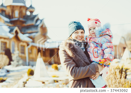 the mother and daughter at Church the mother and daughter at Church 37443092