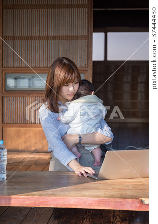 Newcomer mom to teleworking Newcomer mom to teleworking 37444430
